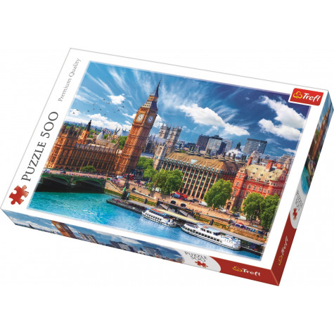 TREFL Puzzle Slunečný den v Londýně 500 dílků ~ 1