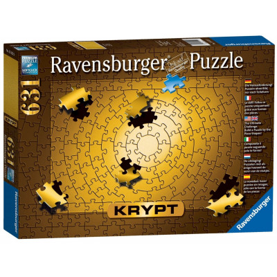 RAVENSBURGER Puzzle KRYPT (barva zlatá) 631 dílků