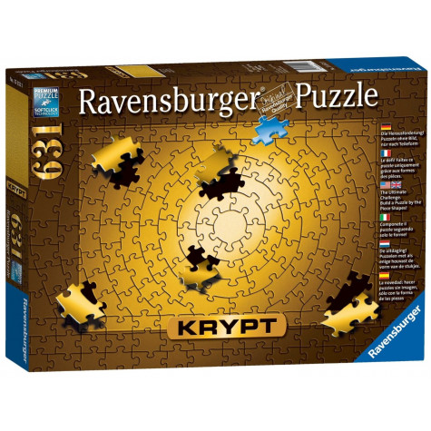 RAVENSBURGER Puzzle KRYPT (barva zlatá) 631 dílků