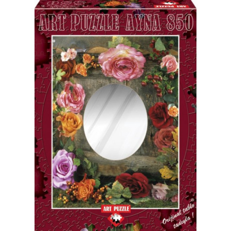 ART PUZZLE Puzzle se zrcadlem Krása růží 850 dílků