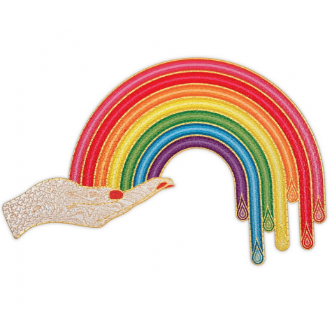 GALISON Tvarové metalické puzzle Rainbow Hand 750 dílků ~ 3