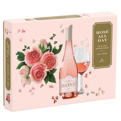 GALISON Tvarové puzzle Rosé All Day 2v1 501 dílků