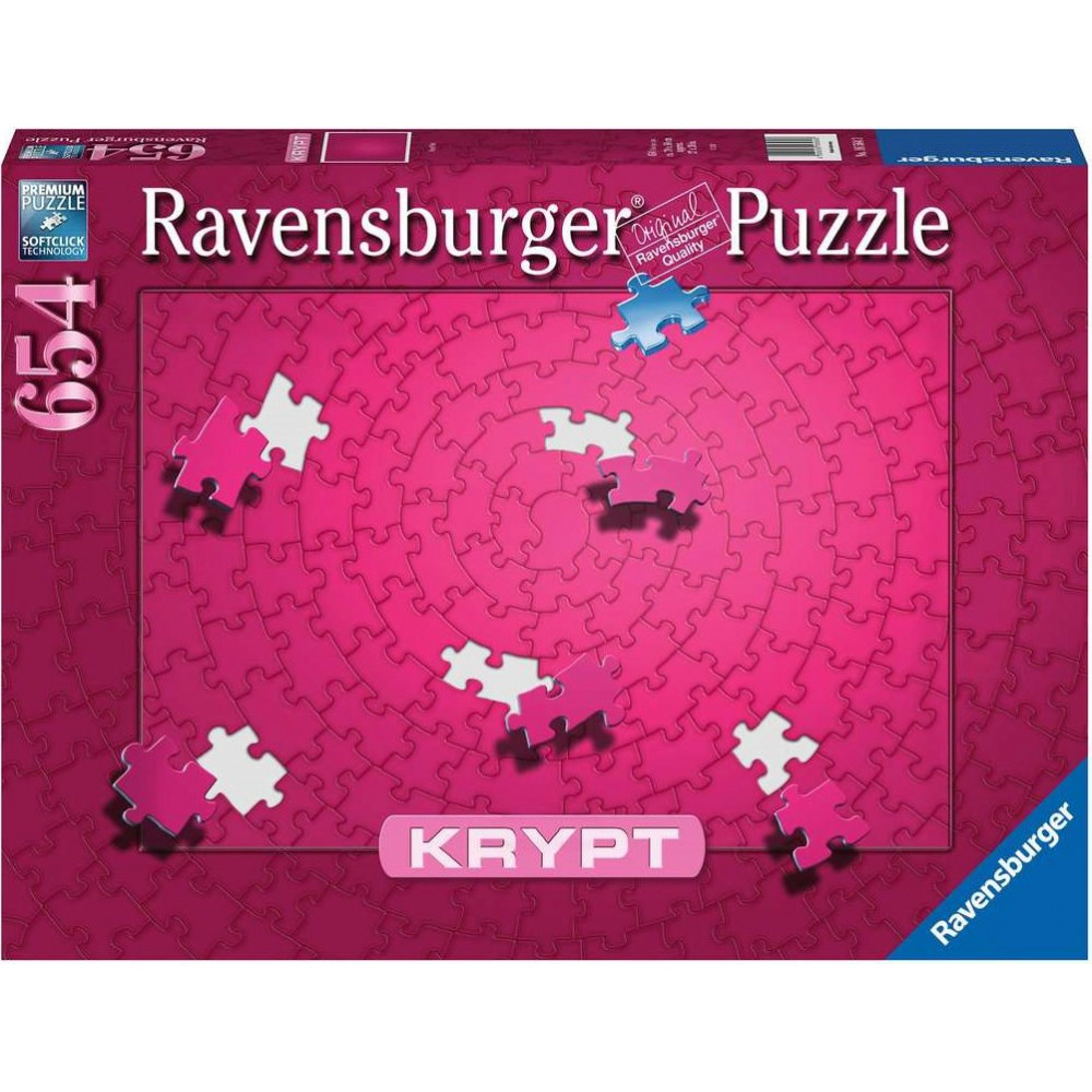 RAVENSBURGER Puzzle KRYPT (barva růžová) 654 dílků