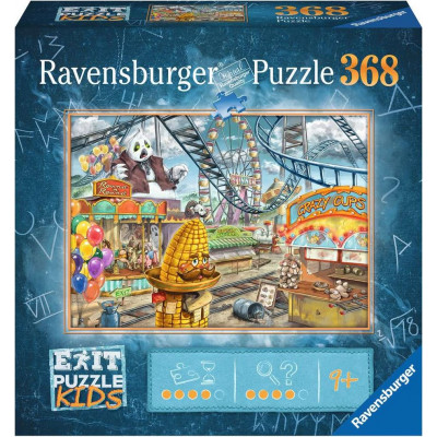 RAVENSBURGER Únikové EXIT puzzle Kids Zábavní park 368 dílků