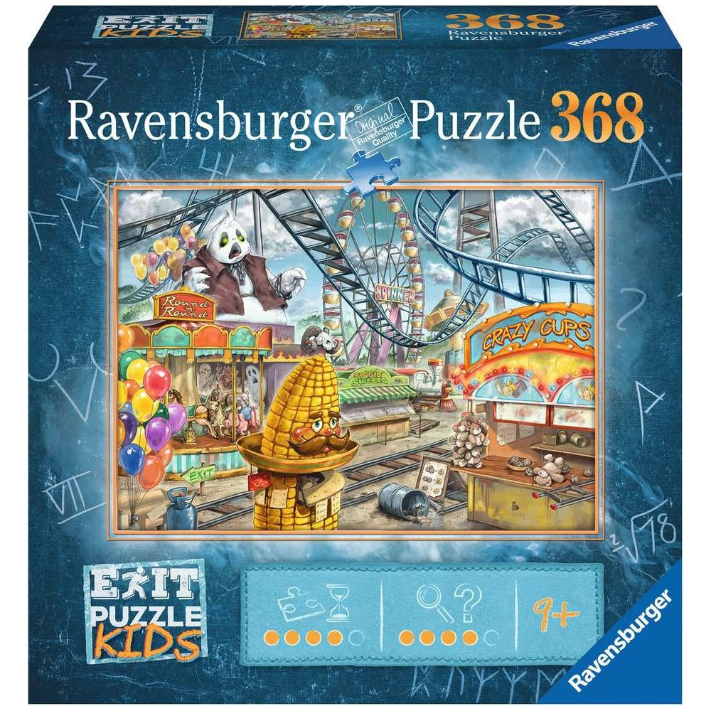 RAVENSBURGER Únikové EXIT puzzle Kids Zábavní park 368 dílků