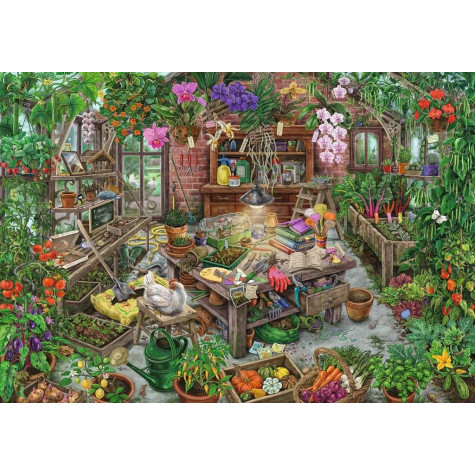 RAVENSBURGER Únikové EXIT puzzle Ve skleníku 368 dílků