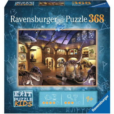 RAVENSBURGER Únikové EXIT puzzle Kids Noc v muzeu 368 dílků