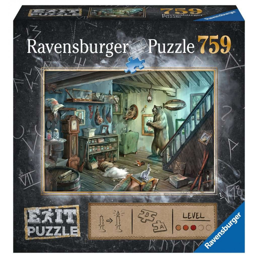 RAVENSBURGER Únikové EXIT puzzle Zamčený sklep 759 dílků