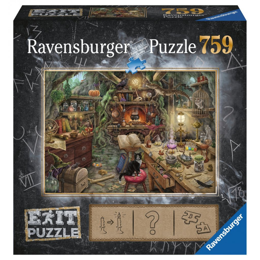 RAVENSBURGER Únikové EXIT puzzle Čarodějná kuchyně 759 dílků