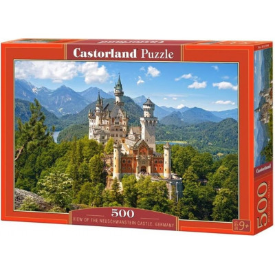 CASTORLAND Puzzle Výhled na zámek Neuschwanstein 500 dílků