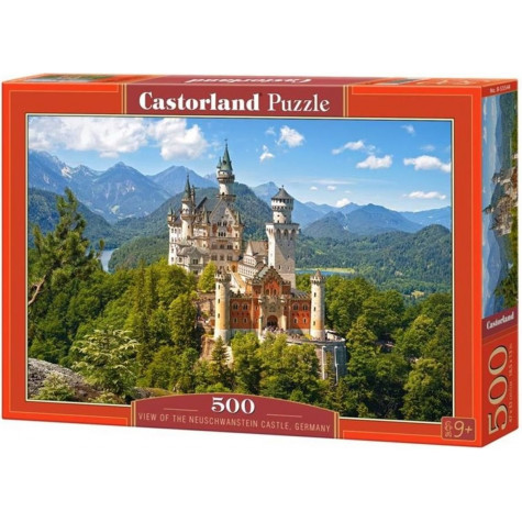 CASTORLAND Puzzle Výhled na zámek Neuschwanstein 500 dílků