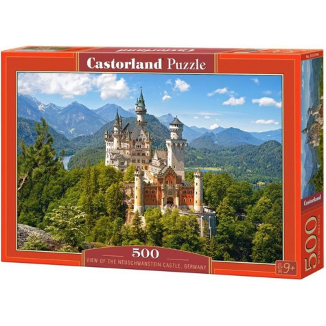 CASTORLAND Puzzle Výhled na zámek Neuschwanstein 500 dílků ~ 1