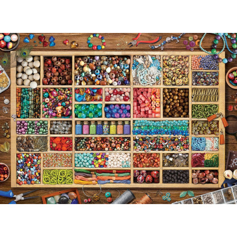 EUROGRAPHICS Puzzle Lauřina sbírka korálků 1000 dílků ~ 2