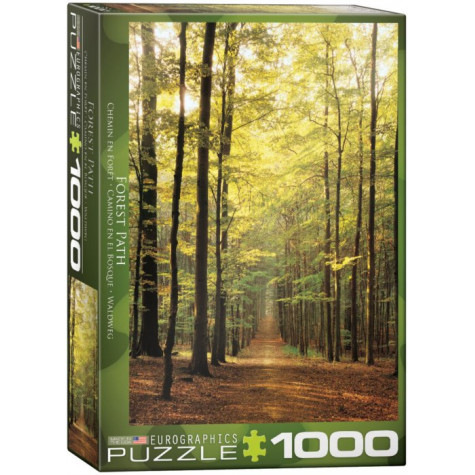 EUROGRAPHICS Puzzle Lesní cesta 1000 dílků ~ 1