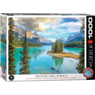 EUROGRAPHICS Puzzle Maligne Lake, Alberta 1000 dílků