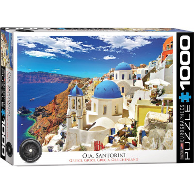 EUROGRAPHICS Puzzle Oia, Santorini, Řecko 1000 dílků