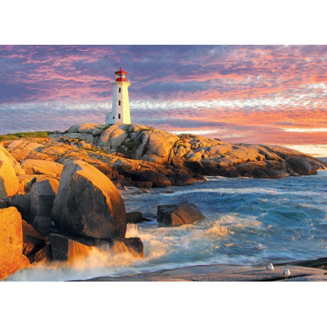 EUROGRAPHICS Puzzle Peggy's Cove Lighthouse, Nové Skotsko 1000 dílků ~ 2
