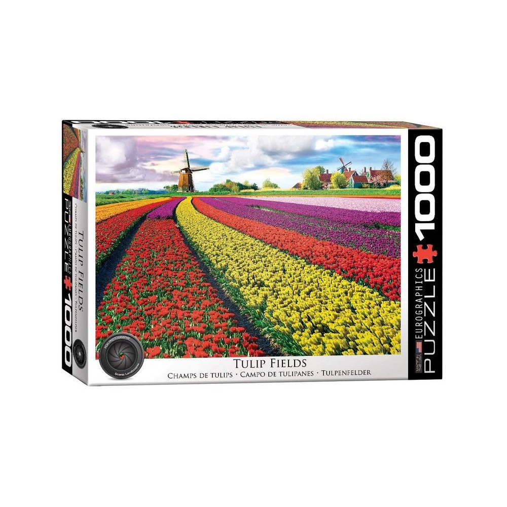 EUROGRAPHICS Puzzle Pole tulipánů (HDR) 1000 dílků