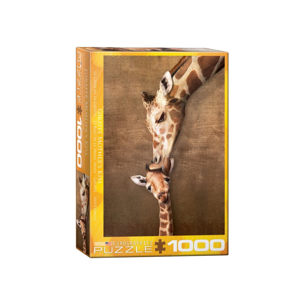 EUROGRAPHICS Puzzle Polibek žirafy 1000 dílků