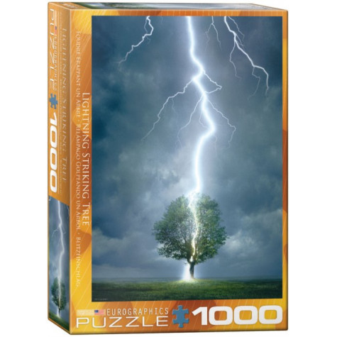EUROGRAPHICS Puzzle Strom zasažený bleskem 1000 dílků ~ 1