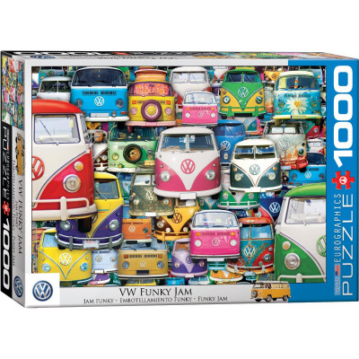EUROGRAPHICS Puzzle Volkswagen Bus: Funky Jam 1000 dílků