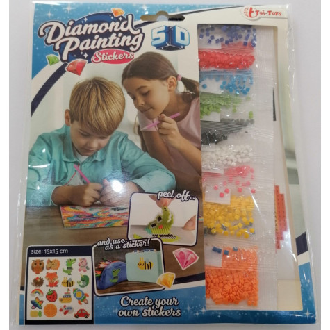 Diamantové malování dětské s doplňky - ovoce