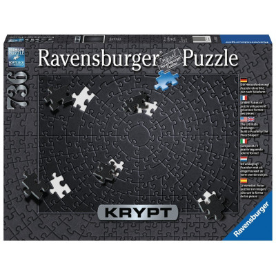 RAVENSBURGER Puzzle KRYPT (barva černá) 736 dílků