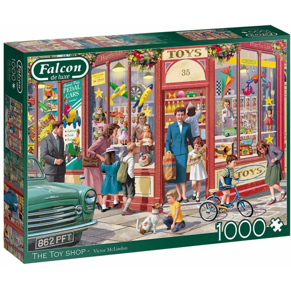 FALCON , JUMBO Puzzle Hračkářství 1000 dílků