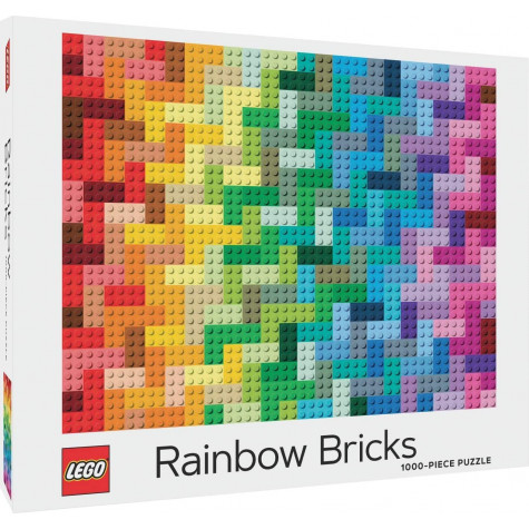Puzzle LEGO® Rainbow Bricks 1000 dílků ~ 1