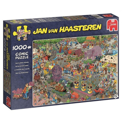JUMBO Puzzle Květinový průvod 1000 dílků ~ 1
