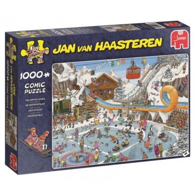 JUMBO Puzzle Zimní sporty 1000 dílků