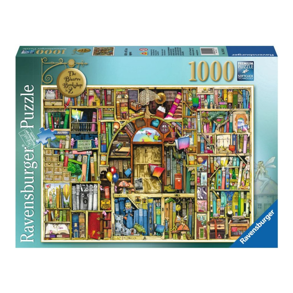 RAVENSBURGER Puzzle Bizarní knihovna 2, 1000 dílků