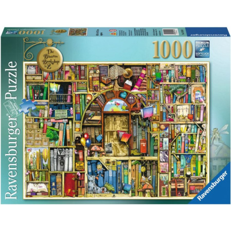 RAVENSBURGER Puzzle Bizarní knihovna 2, 1000 dílků ~ 1