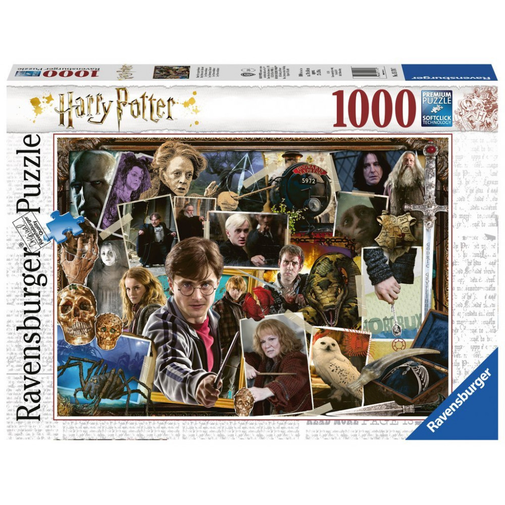 RAVENSBURGER Puzzle Harry Potter a Relikvie smrti 1000 dílků