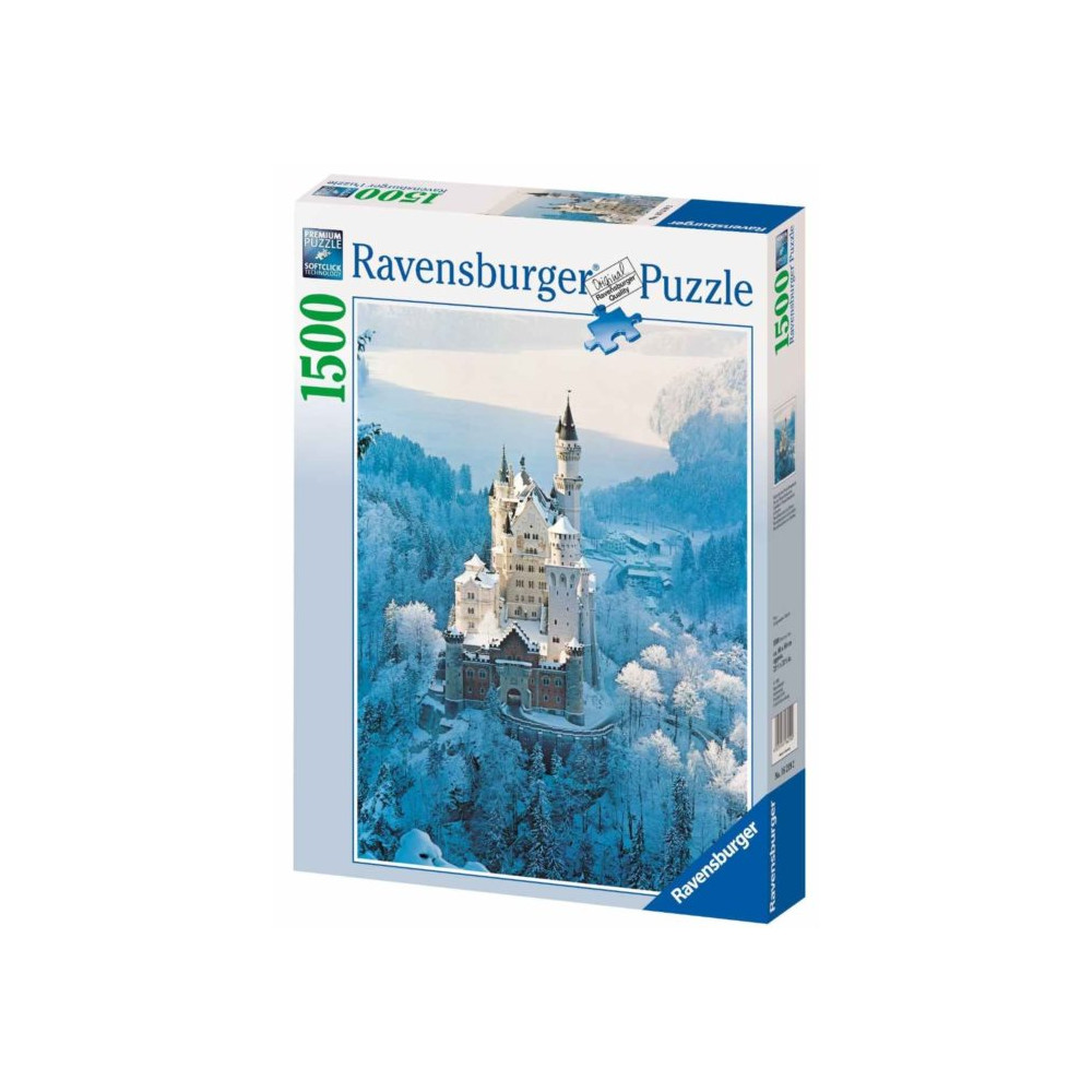 RAVENSBURGER Puzzle Zimní Neuschwanstein 1500 dílků