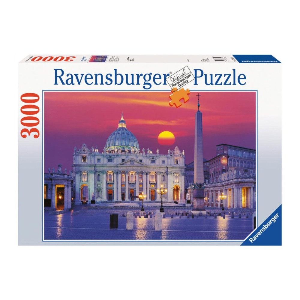 RAVENSBURGER Puzzle Bazilika svatého Petra, Řím 3000 dílků