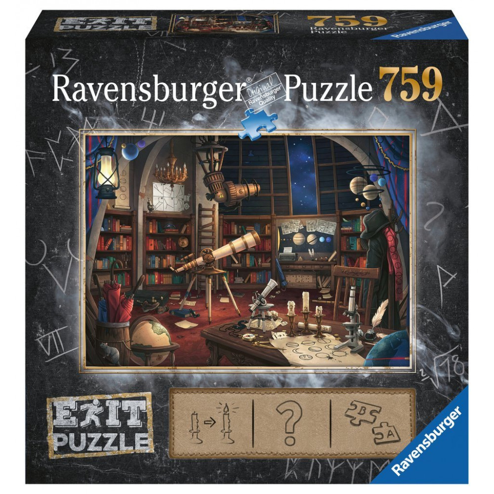 RAVENSBURGER Únikové EXIT puzzle Observatoř 759 dílků