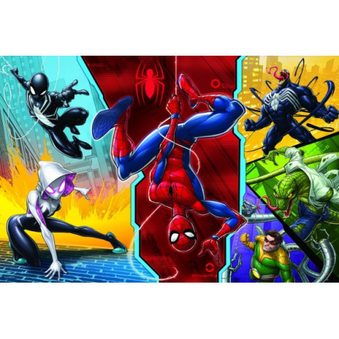 Trefl Puzzle Spiderman Marvel - Vzhůru nohama 100 dílků