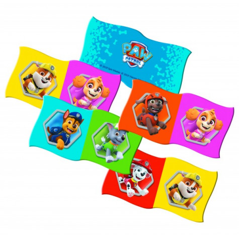 Trefl Domino papírové Paw Patrol/Tlapková patrola 28 kartiček ~ 2