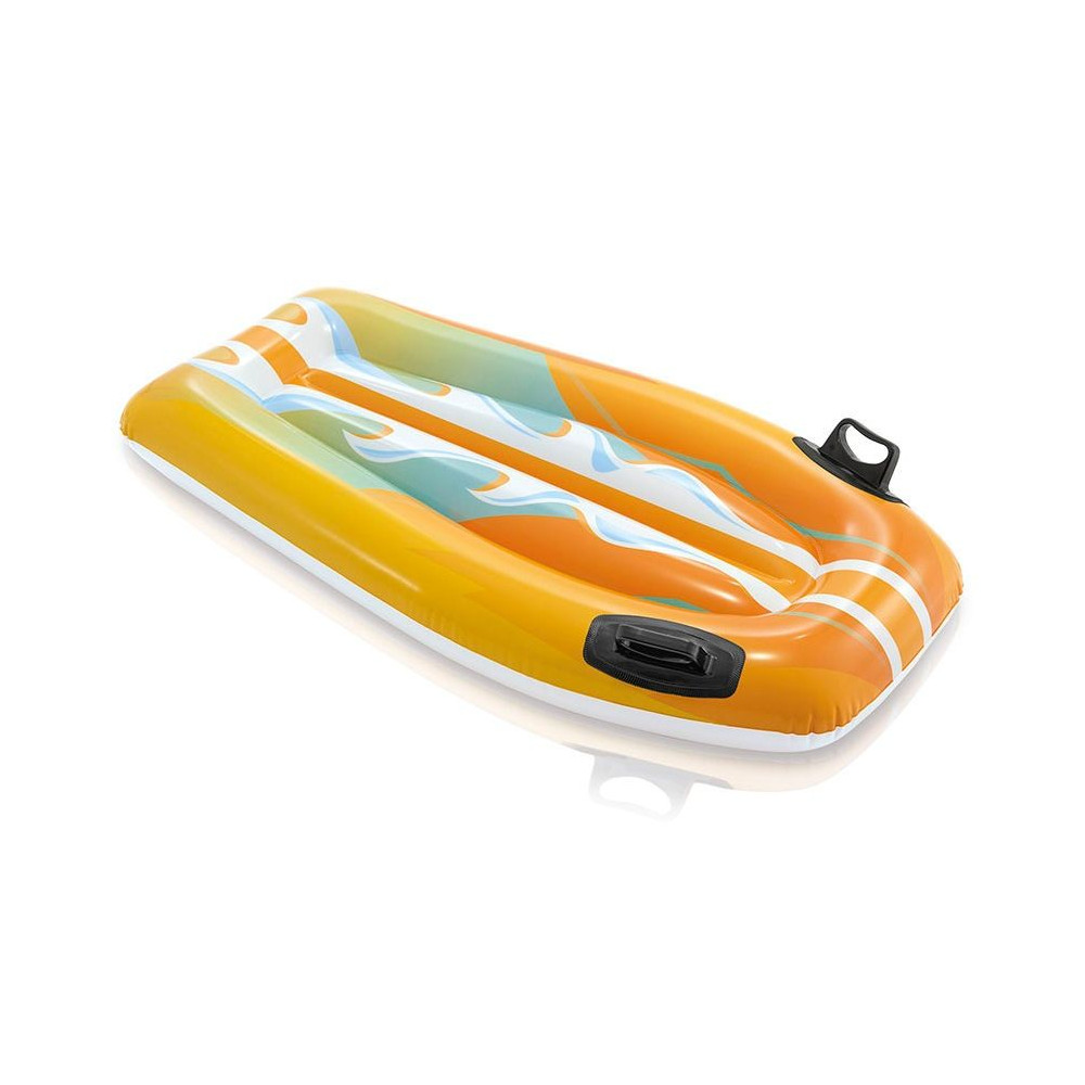 Intex 58165 Lehátko/plavací deska s úchyty nafukovací 112x62cm - oranžové