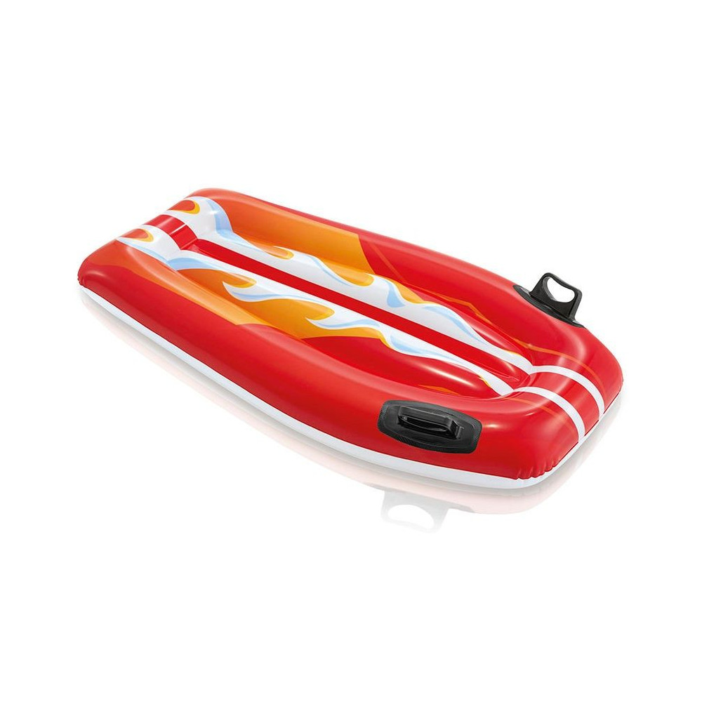 Intex 58165 Lehátko/plavací deska s úchyty nafukovací 112x62cm - červené