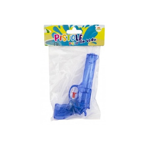 Vodní pistole plast 17cm - modrá