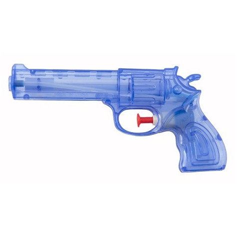 Vodní pistole plast 17cm - modrá