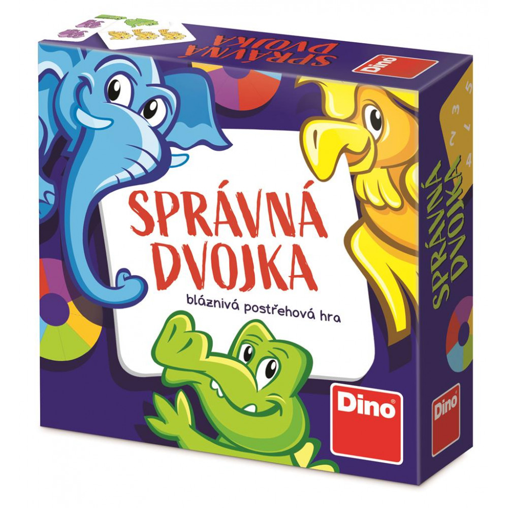 Dino Správná dvojka bláznivá postřehová hra