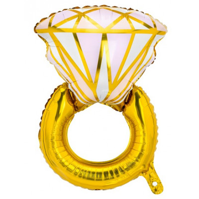 Fóliový balónek - Zásnubní prsten