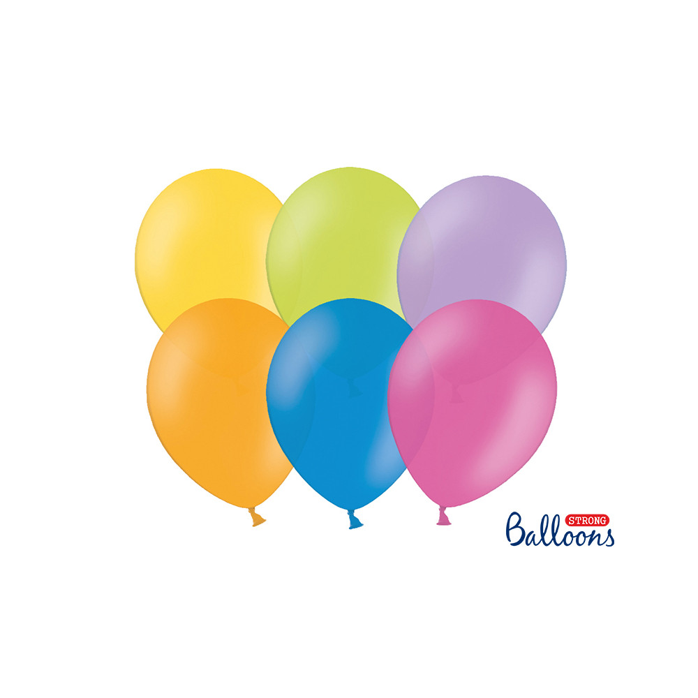 Nafukovací balónky 27 cm - barevné - 100 ks