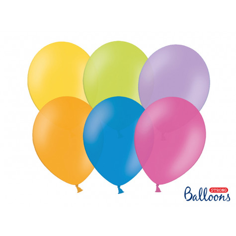 Nafukovací balónky 27 cm - barevné - 100 ks