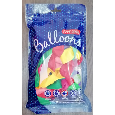 Nafukovací balónky 27 cm - barevné - 100 ks ~ 2