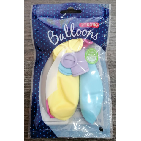 Nafukovací balónky 30 cm - mix pastelové - 10 ks ~ 2