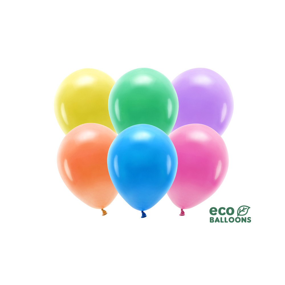 Eco nafukovací balónky 30 cm - mix barevné - 10ks
